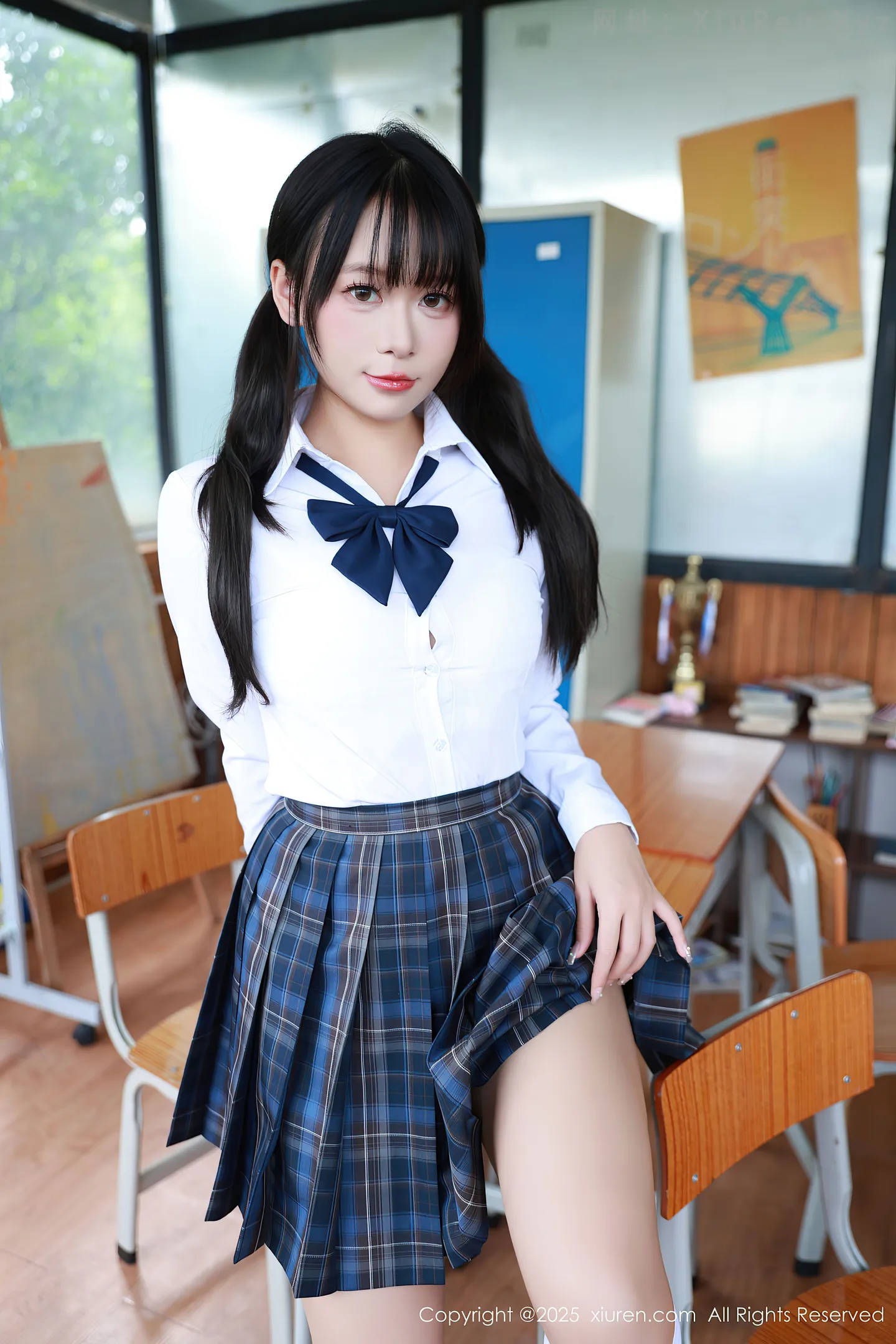 图片[5]-[XiuRen秀人网]VOL.10602 新人模特水泽性感JK制服露肉色蕾丝内衣秀丰满身材迷人诱惑写真85P-秀人网官方网站